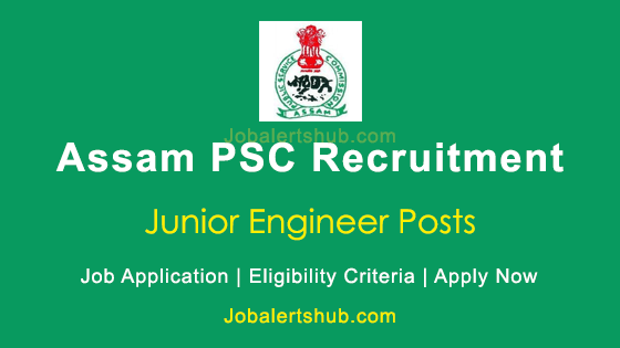 Apsc Junior Engineer Job Notification