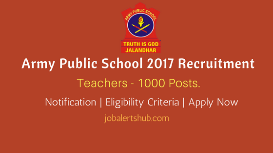 Latest Army Public School Recruitment 2024 Latest Job Vacancies 