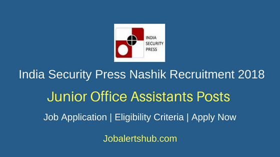 Latest India Security Press Recruitment 2024 - 2 Latest Job Vacancies