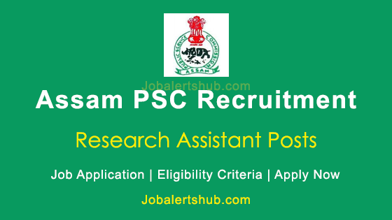 research assistant jobs in assam