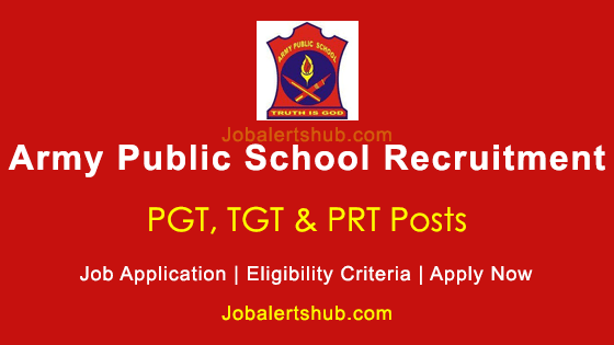 Latest Army Public School Recruitment 2024 Latest Job Vacancies 