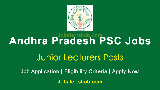 Appsc Junior Lecturer 2025 Job Notification