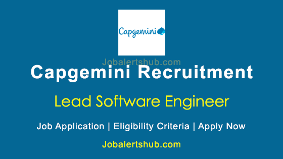 Capgemini Lead Software Engineer Posts 2026 Job Notification | Apply Now