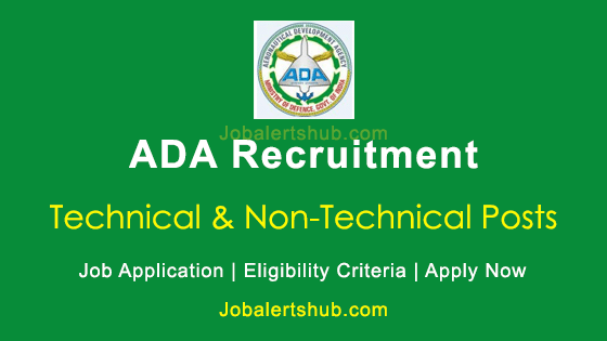 ADA Technical & Non-Technical Posts 2025 Job Notification