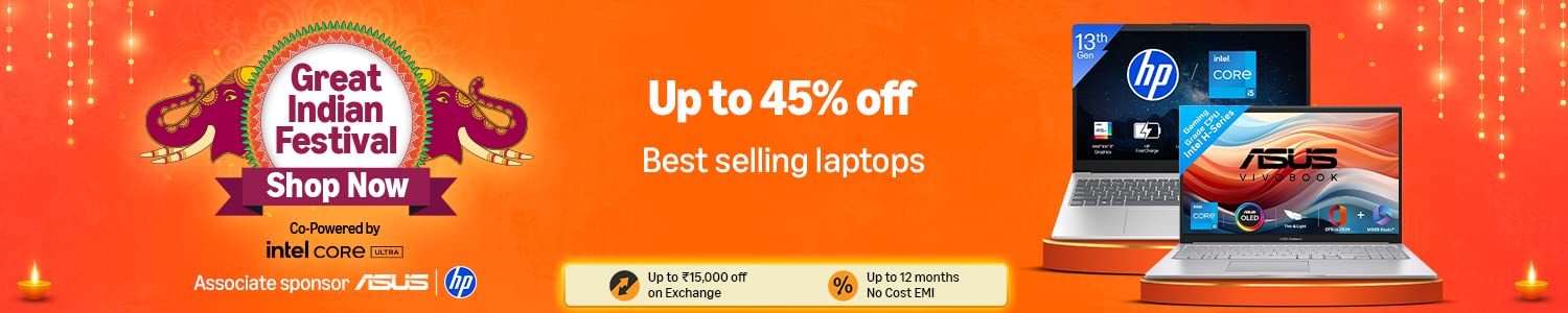 Great Indian Festival – Up to 45% off best-selling laptops